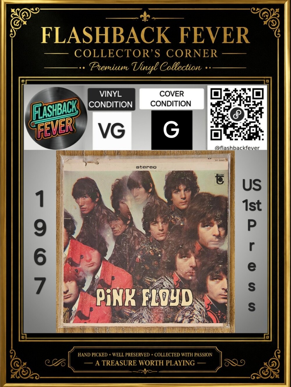 PINK FLOYD•The Piper At The Gates Of Dawn•1967 US Stereo (#ST 5093)•Scranton Pr
